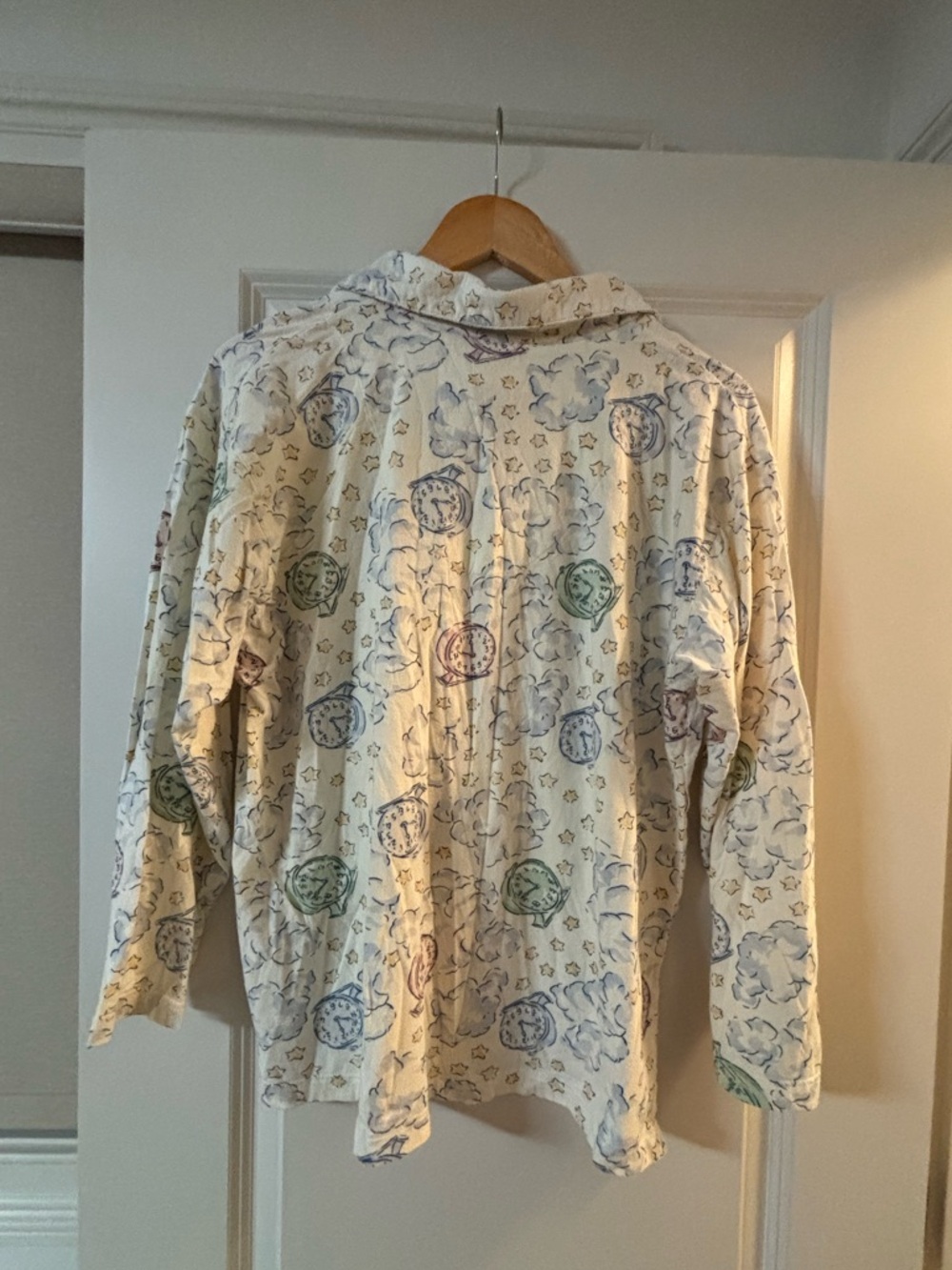 Earth Angels Pajama Party Top Vintage L - Picture 2 of 4